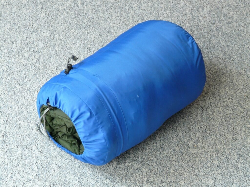 sleeping bag, sleep, relax